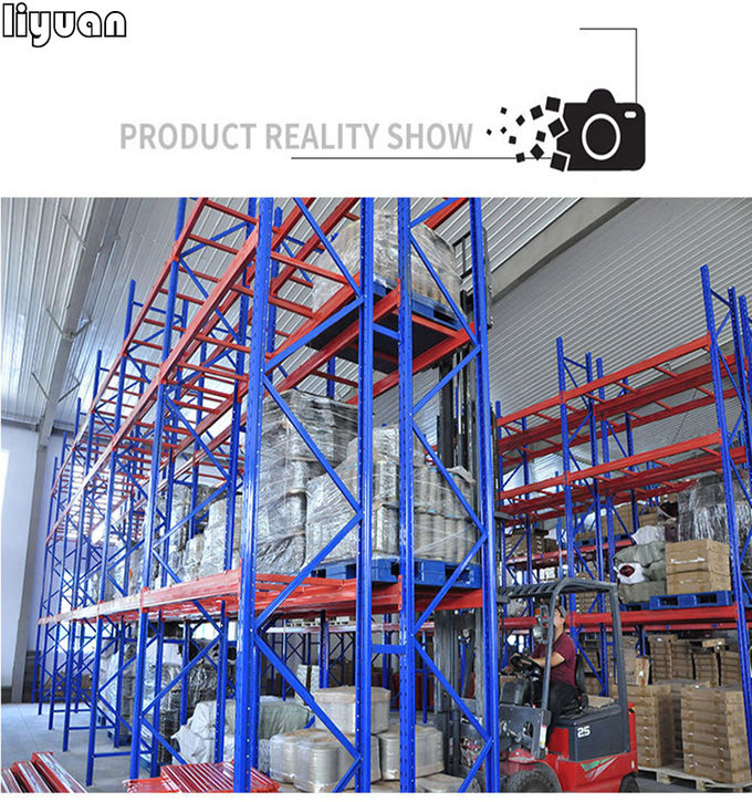 VNA Material Racking System Heavy Duty Storage Shelving 75mm Adjusted Pitch