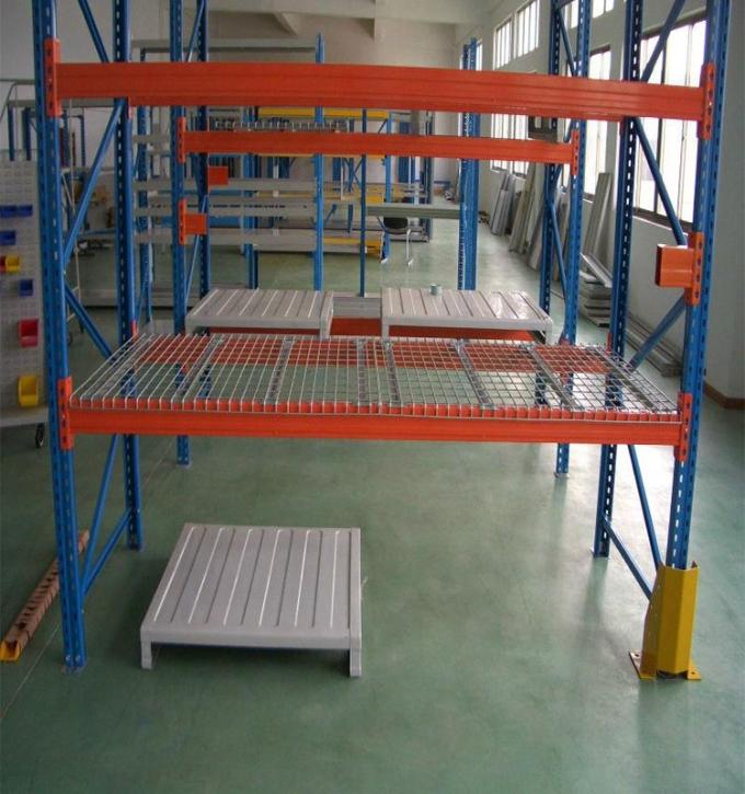 Q235 Steel Wire Pallet Rack 1200KG Heavy Duty Storage Powder Coated Surface