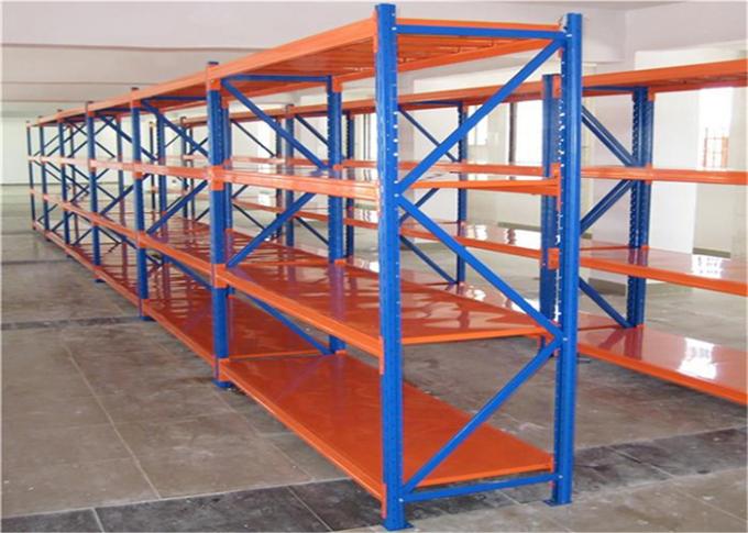 Long Run Garage Racking Cold Rolled Steel Long Span Racking System Garage Storage Shelving RAL ...