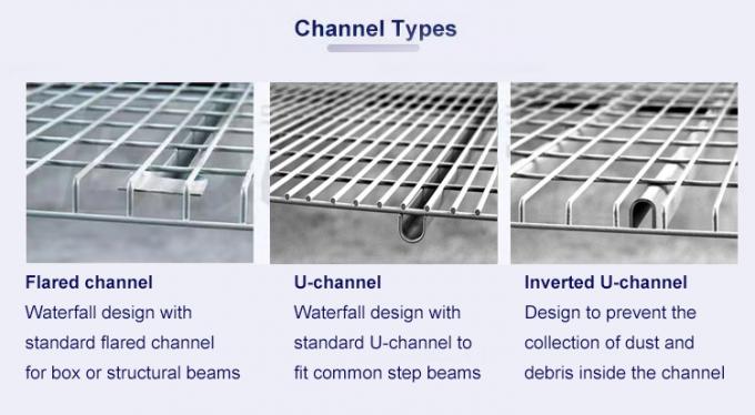Heavy Duty Pallet Rack Wire Mesh Tray Fireproof For Shelving 1