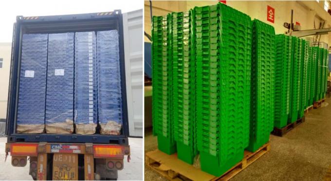 Warehouse Plastic Storage Tote Boxes for Logistic Industrial Storage Moving Stack And Nest 5
